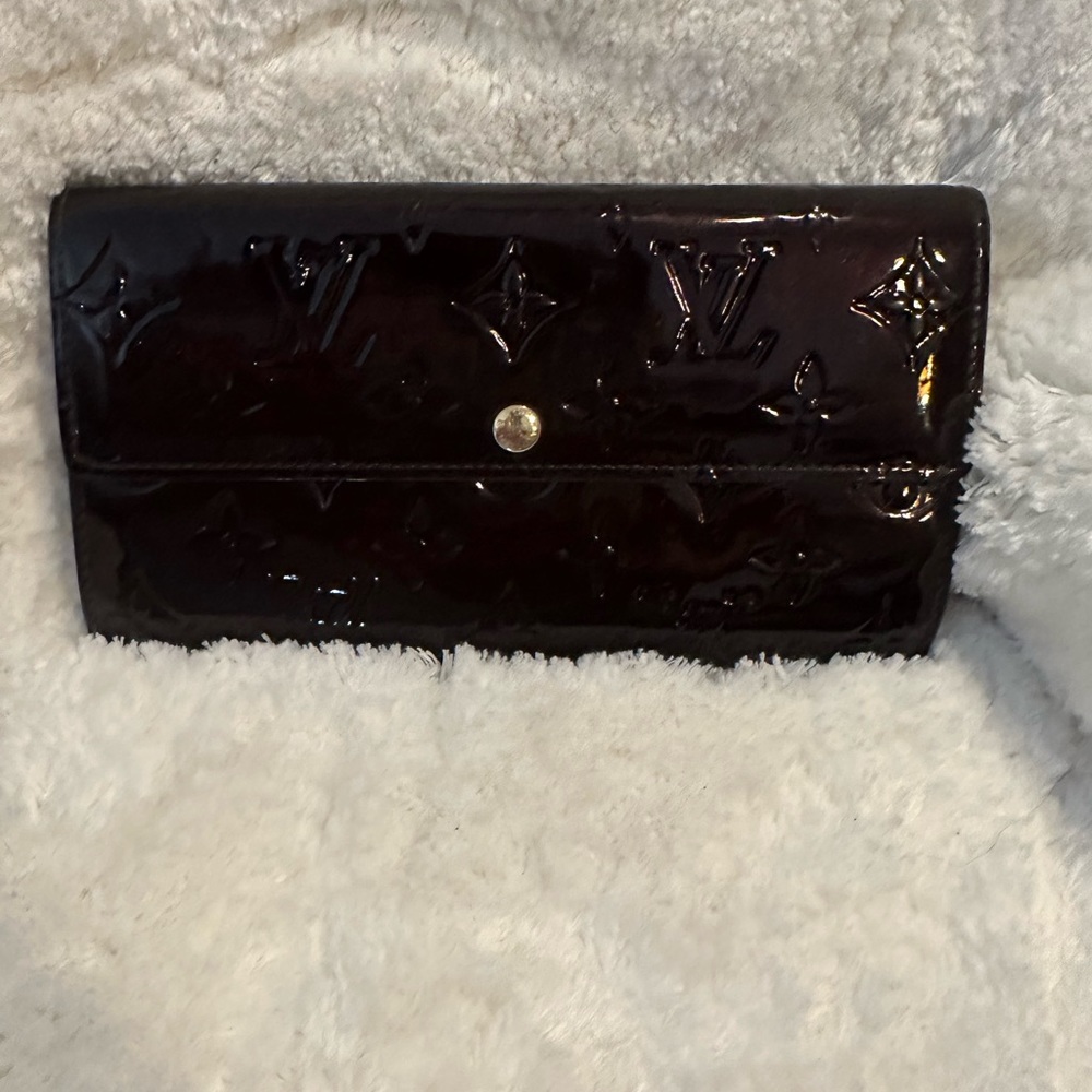 Louis Vuitton Brown Vernis Wallet